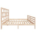  Rama łóżka, lite drewno sosnowe, 200x200 cm