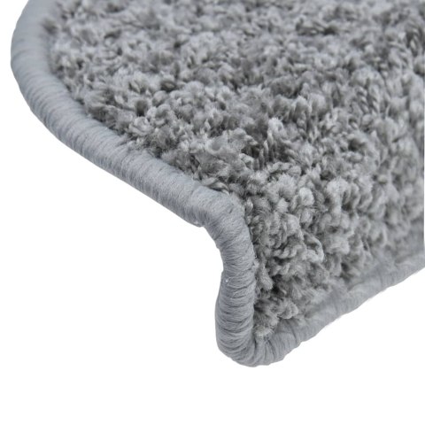 Nakładki na schody, 15 szt., 56 x 20 cm, szare Nakładki na schody, 15 szt., 56 x 20 cm, szare