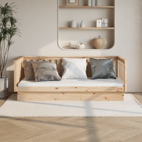  Łóżko dzienne, 100x200 cm, lite drewno sosnowe