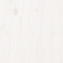  Szafka, biała, 104,5x34x80 cm, lite drewno sosnowe