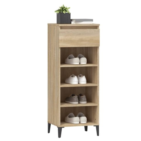 Półka na buty, dąb sonoma 40x36x105 cm, materiał drewnopochodny Półka na buty, dąb sonoma 40x36x105 cm, materiał drewnopochodny