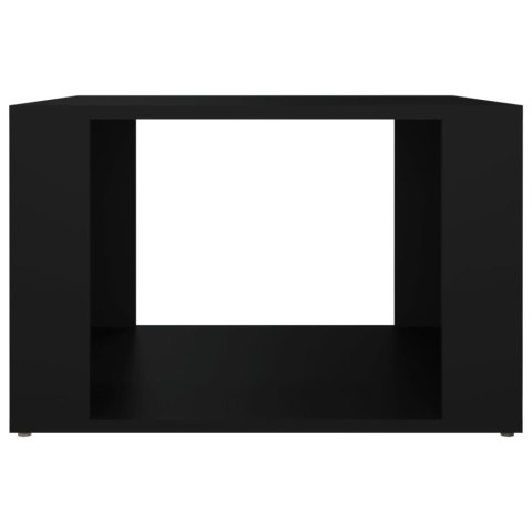 Szafka nocna, czarna, 57x55x36 cm, materiał drewnopochodny Szafka nocna, czarna, 57x55x36 cm, materiał drewnopochodny
