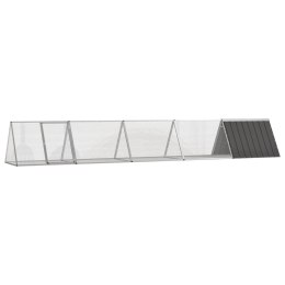  Klatka dla królików, antracytowa, 504,5x80,5x71 cm, stal