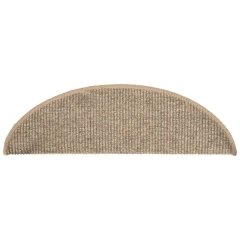 Samoprzylepne nakładki na schody, 15 szt., 56x20 cm, ciemny beż Samoprzylepne nakładki na schody, 15 szt., 56x20 cm, ciemny beż