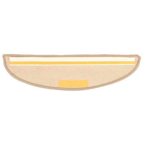 Samoprzylepne nakładki na schody, 15 szt., 56x20 cm, ciemny beż Samoprzylepne nakładki na schody, 15 szt., 56x20 cm, ciemny beż