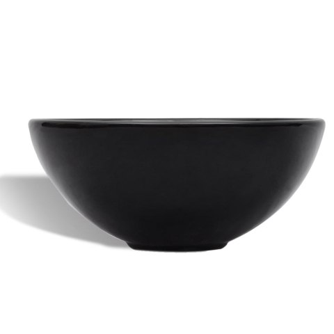 Umywalka łazienkowa, ceramiczna, czarna Umywalka łazienkowa, ceramiczna, czarna