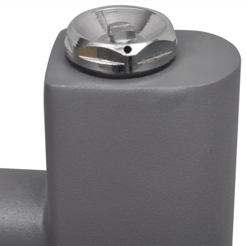 Grzejnik łazienkowy, prosty 600 x 1160 mm, szary Grzejnik łazienkowy, prosty 600 x 1160 mm, szary