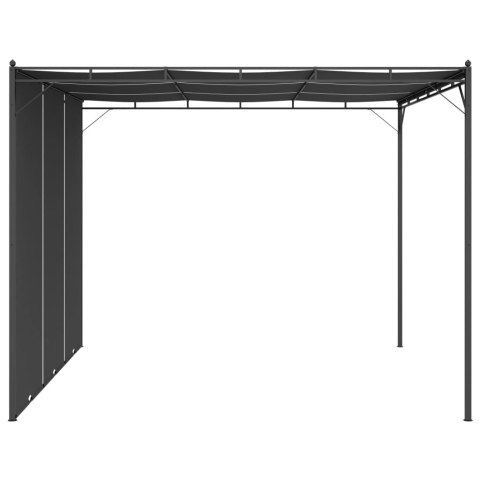 Altana ogrodowa z zasłoną boczną, 3 x 3 x 2,25 m, antracytowa Altana ogrodowa z zasłoną boczną, 3 x 3 x 2,25 m, antracytowa