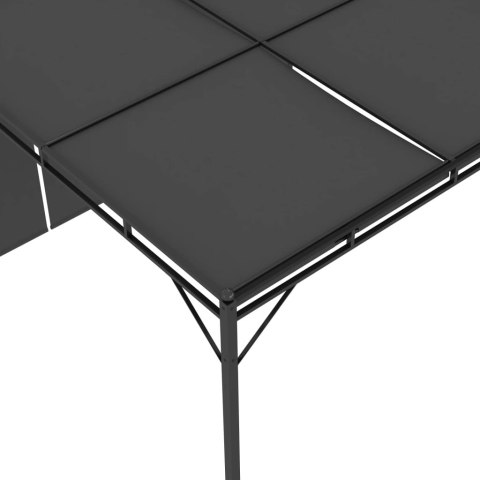 Altana ogrodowa z zasłoną boczną, 3 x 3 x 2,25 m, antracytowa Altana ogrodowa z zasłoną boczną, 3 x 3 x 2,25 m, antracytowa