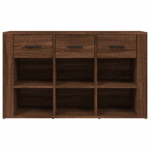 Komoda, brązowy dąb, 100x30x59,5 cm, materiał drewnopochodny Komoda, brązowy dąb, 100x30x59,5 cm, materiał drewnopochodny