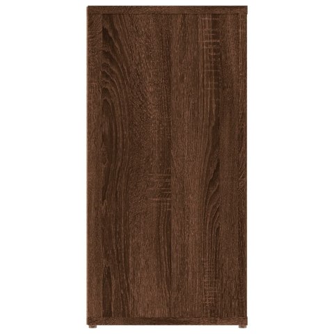 Komoda, brązowy dąb, 100x30x59,5 cm, materiał drewnopochodny Komoda, brązowy dąb, 100x30x59,5 cm, materiał drewnopochodny