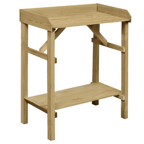 Stolik ogrodniczy, impregnowane drewno sosnowe, 75x40x90 cm Stolik ogrodniczy, impregnowane drewno sosnowe, 75x40x90 cm