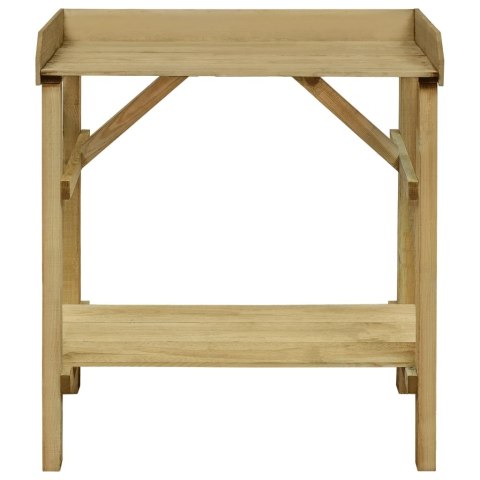 Stolik ogrodniczy, impregnowane drewno sosnowe, 75x40x90 cm Stolik ogrodniczy, impregnowane drewno sosnowe, 75x40x90 cm