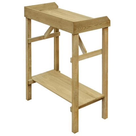 Stolik ogrodniczy, impregnowane drewno sosnowe, 75x40x90 cm Stolik ogrodniczy, impregnowane drewno sosnowe, 75x40x90 cm