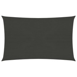  Żagiel przeciwsłoneczny, 160 g/m², antracytowy, 2,5x4,5 m, HDPE