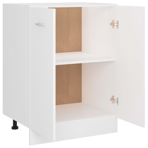 Szafka kuchenna, biała, 60x46x81,5 cm, materiał drewnopochodny Szafka kuchenna, biała, 60x46x81,5 cm, materiał drewnopochodny