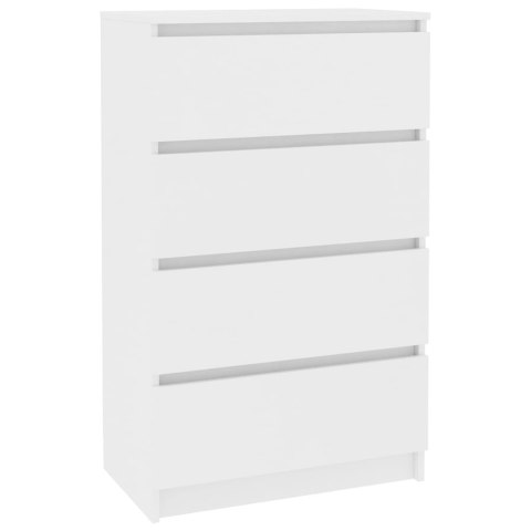 Komoda, biała, 60x35x98,5 cm, materiał drewnopochodny Komoda, biała, 60x35x98,5 cm, materiał drewnopochodny