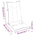  Poduszki na krzesło, 6 szt., różowe, 120x50x7 cm