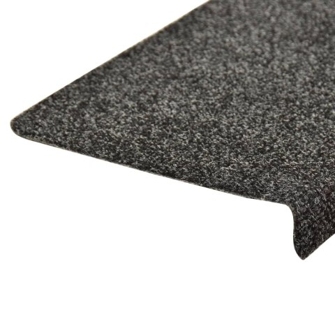 Nakładki na schody, 15 szt., igłowane, 65x25 cm, szare Nakładki na schody, 15 szt., igłowane, 65x25 cm, szare