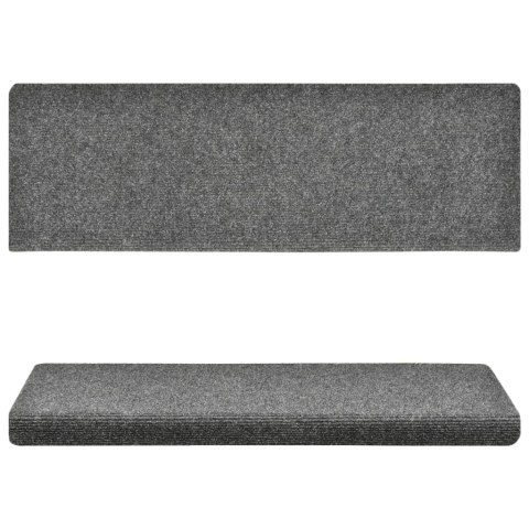Nakładki na schody, 5 szt., jasnoszare, 65x25 cm Nakładki na schody, 5 szt., jasnoszare, 65x25 cm