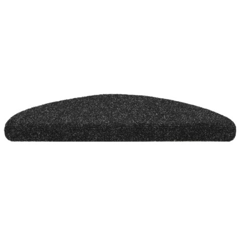 Samoprzylepne nakładki na schody, 10 szt., czarne, 56x17x3 cm Samoprzylepne nakładki na schody, 10 szt., czarne, 56x17x3 cm