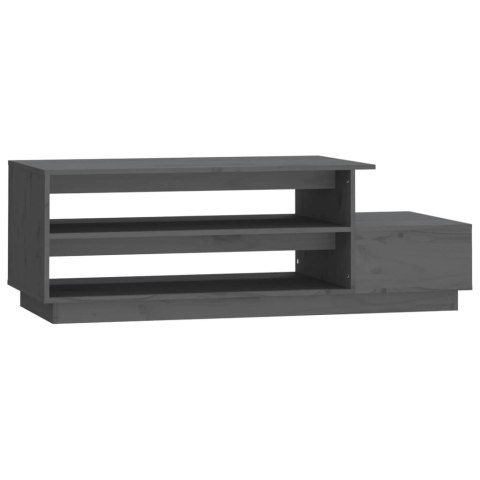 Stolik kawowy, szary, 120x50x40,5 cm, lite drewno sosnowe Stolik kawowy, szary, 120x50x40,5 cm, lite drewno sosnowe
