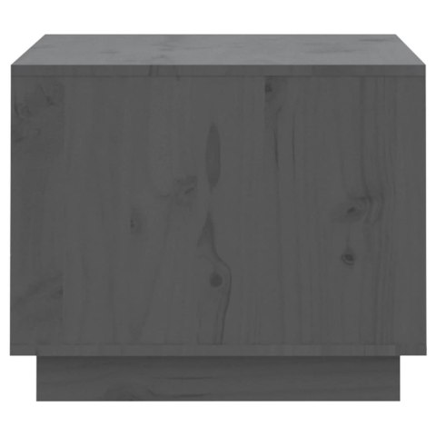 Stolik kawowy, szary, 120x50x40,5 cm, lite drewno sosnowe Stolik kawowy, szary, 120x50x40,5 cm, lite drewno sosnowe