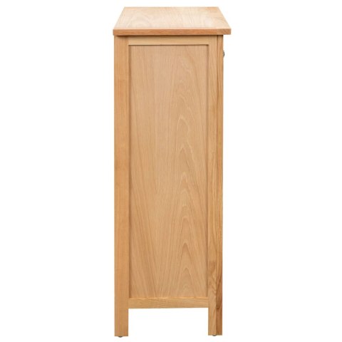 Szafka na wino, 72 x 32 x 90 cm, lite drewno dębowe Szafka na wino, 72 x 32 x 90 cm, lite drewno dębowe