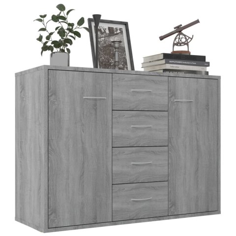 Komoda, szary dąb sonoma, 88x30x65 cm, materiał drewnopochodny Komoda, szary dąb sonoma, 88x30x65 cm, materiał drewnopochodny