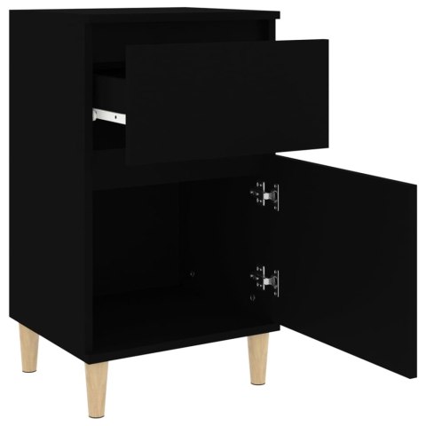 Szafki nocne, 2 szt., czarne, 40x35x70 cm Szafki nocne, 2 szt., czarne, 40x35x70 cm