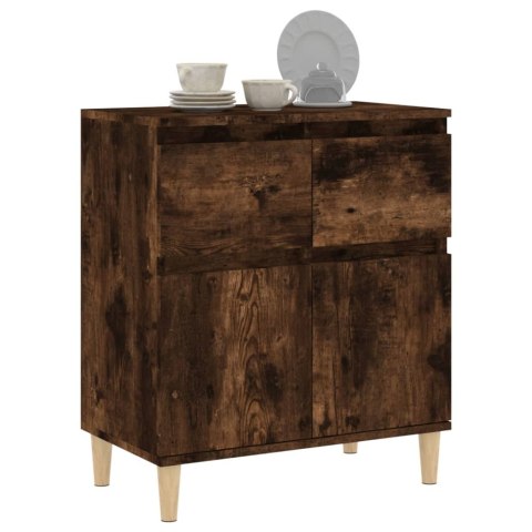 Komoda, przydymiony dąb, 60x35x70 cm, materiał drewnopochodny Komoda, przydymiony dąb, 60x35x70 cm, materiał drewnopochodny