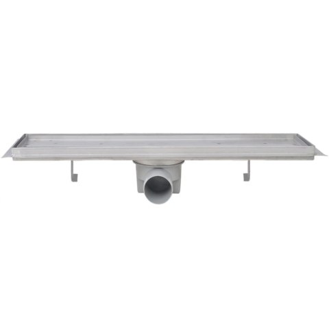 Odpływ prysznicowy liniowy, 2 szt., 530x140 mm, stal nierdzewna Odpływ prysznicowy liniowy, 2 szt., 530x140 mm, stal nierdzewna