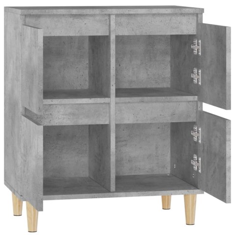 Komoda, szarość betonu, 60x35x70 cm, materiał drewnopochodny Komoda, szarość betonu, 60x35x70 cm, materiał drewnopochodny