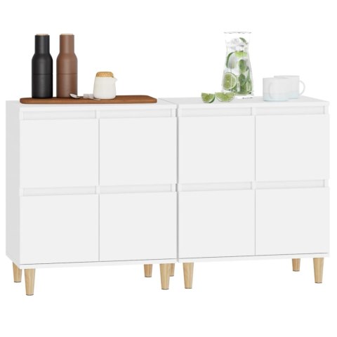 Komody, 2 szt., białe, 60x35x70 cm, materiał drewnopochodny Komody, 2 szt., białe, 60x35x70 cm, materiał drewnopochodny