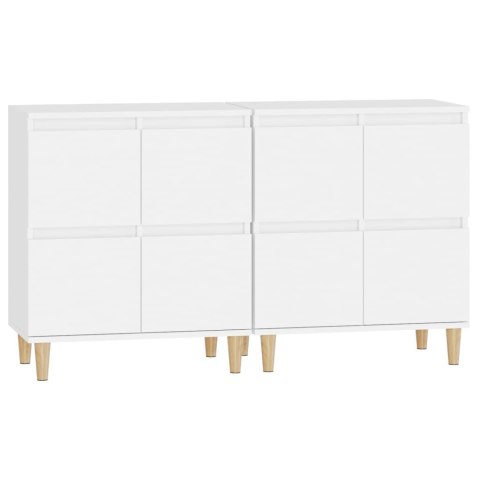 Komody, 2 szt., białe, 60x35x70 cm, materiał drewnopochodny Komody, 2 szt., białe, 60x35x70 cm, materiał drewnopochodny