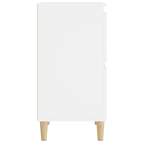 Komody, 2 szt., białe, 60x35x70 cm, materiał drewnopochodny Komody, 2 szt., białe, 60x35x70 cm, materiał drewnopochodny