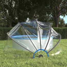  Kopuła na basen, okrągła, 406x203 cm, PVC