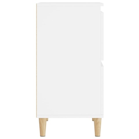 Komody, 3 szt., białe, 60x35x70 cm, materiał drewnopochodny Komody, 3 szt., białe, 60x35x70 cm, materiał drewnopochodny