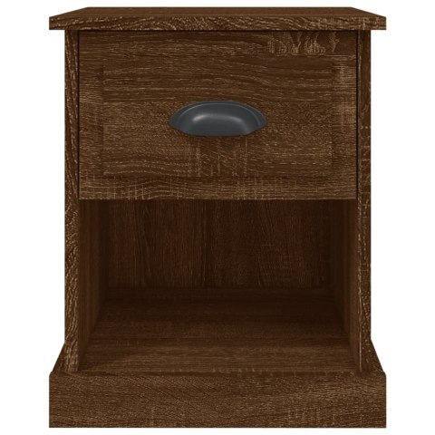 Szafki nocne, 2 szt., brązowy dąb, 39x39x47,5 cm Szafki nocne, 2 szt., brązowy dąb, 39x39x47,5 cm