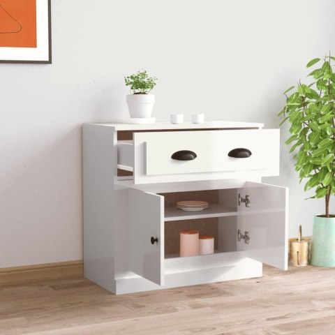 Szafka, biała z połyskiem, 70x35,5x67,5 cm Szafka, biała z połyskiem, 70x35,5x67,5 cm