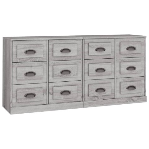 Szafki, 2 szt., szary dąb sonoma, materiał drewnopochodny Szafki, 2 szt., szary dąb sonoma, materiał drewnopochodny