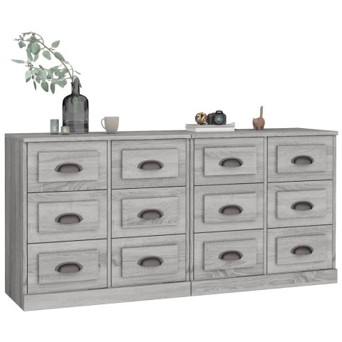 Szafki, 2 szt., szary dąb sonoma, materiał drewnopochodny Szafki, 2 szt., szary dąb sonoma, materiał drewnopochodny