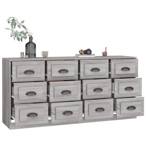 Szafki, 2 szt., szary dąb sonoma, materiał drewnopochodny Szafki, 2 szt., szary dąb sonoma, materiał drewnopochodny
