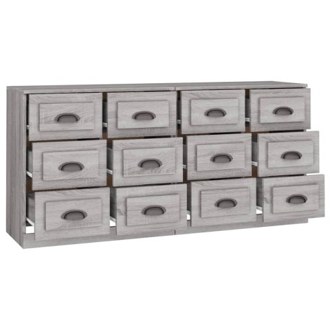 Szafki, 2 szt., szary dąb sonoma, materiał drewnopochodny Szafki, 2 szt., szary dąb sonoma, materiał drewnopochodny