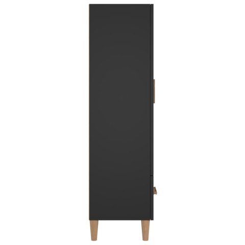Szafka, czarna, 70x31x115 cm, materiał drewnopochodny Szafka, czarna, 70x31x115 cm, materiał drewnopochodny