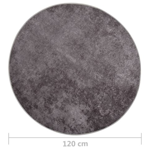 Dywan z możliwością prania, 120 cm, szary, antypoślizgowy Dywan z możliwością prania, 120 cm, szary, antypoślizgowy