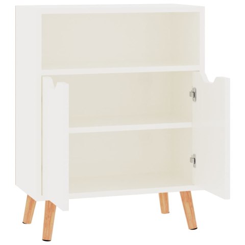Szafka na wysoki połysk, biała, 60x30x72 cm, płyta wiórowa Szafka na wysoki połysk, biała, 60x30x72 cm, płyta wiórowa