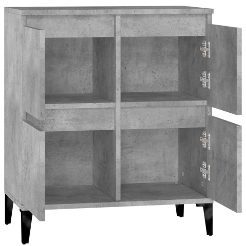 Komoda, szarość betonu, 60x35x70 cm, materiał drewnopochodny Komoda, szarość betonu, 60x35x70 cm, materiał drewnopochodny