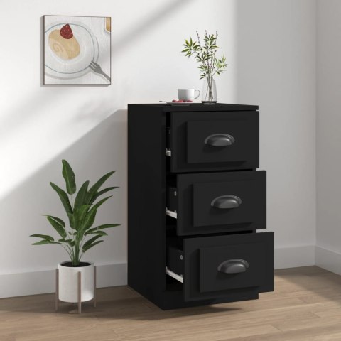 Szafka, czarna, 36x35,5x67,5 cm, materiał drewnopochodny Szafka, czarna, 36x35,5x67,5 cm, materiał drewnopochodny