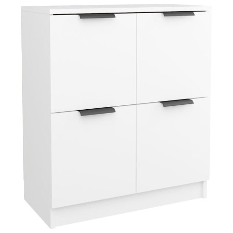 Komody, 2 szt., białe, 60x30x70 cm, materiał drewnopochodny Komody, 2 szt., białe, 60x30x70 cm, materiał drewnopochodny
